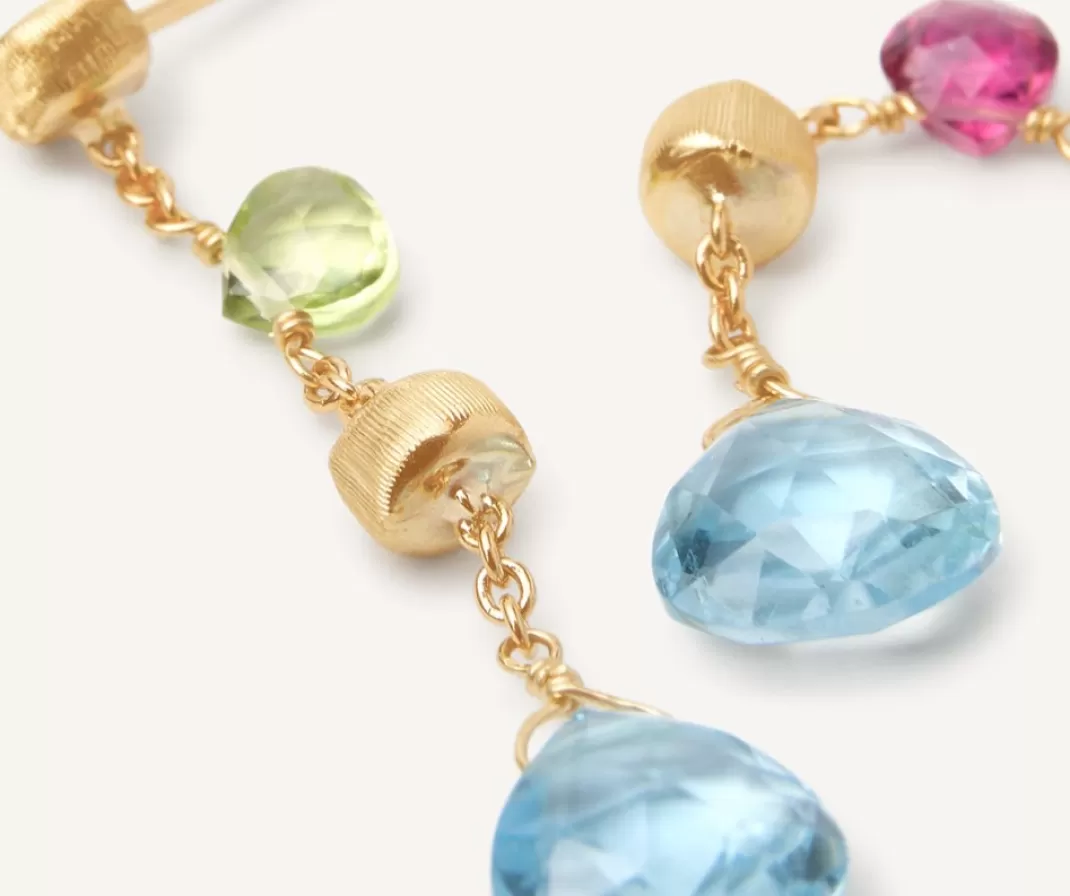 boucle_doreille_multicolore_avec_topaze_version_mini_2.webp Boucle D'Oreille Multicolore Avec Topaze, Version Mini*Marco Bicego Best Sale