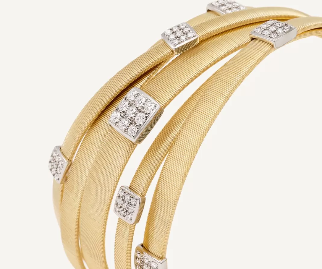 bracelet_cinq_rangs_avec_paves_de_diamants_2.webp Bracelet Cinq Rangs Avec Paves De Diamants*Marco Bicego Flash Sale