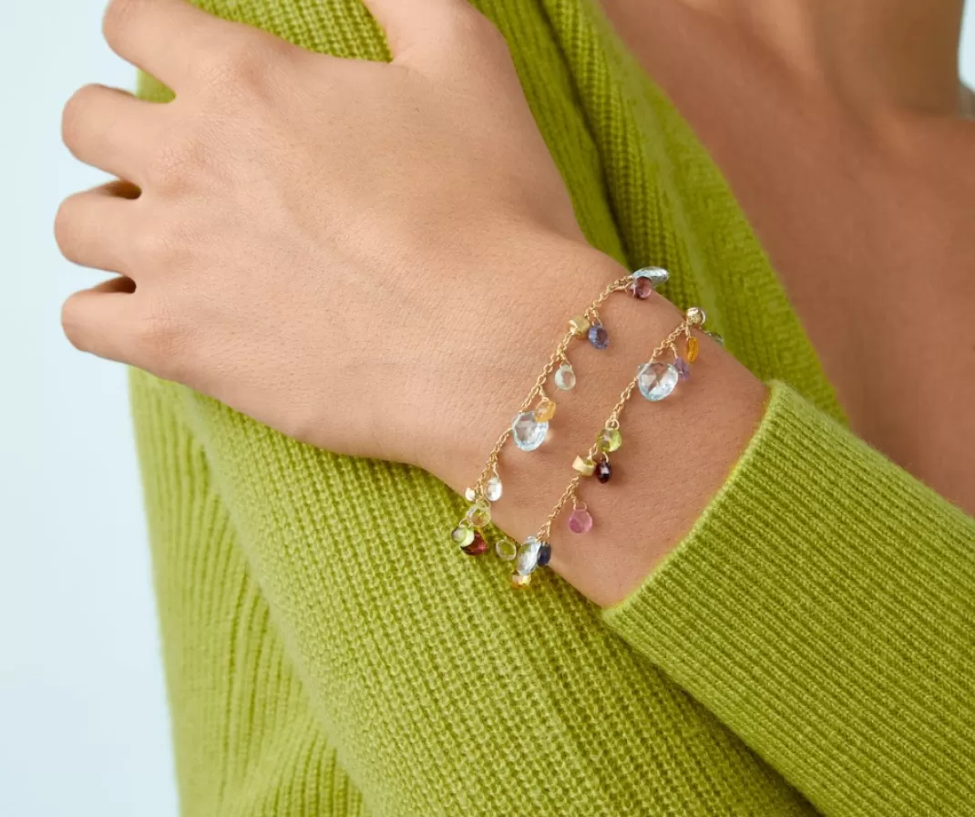 Bracelet Deux Rangs Avec Pierres Multicolores*Marco Bicego Best Sale