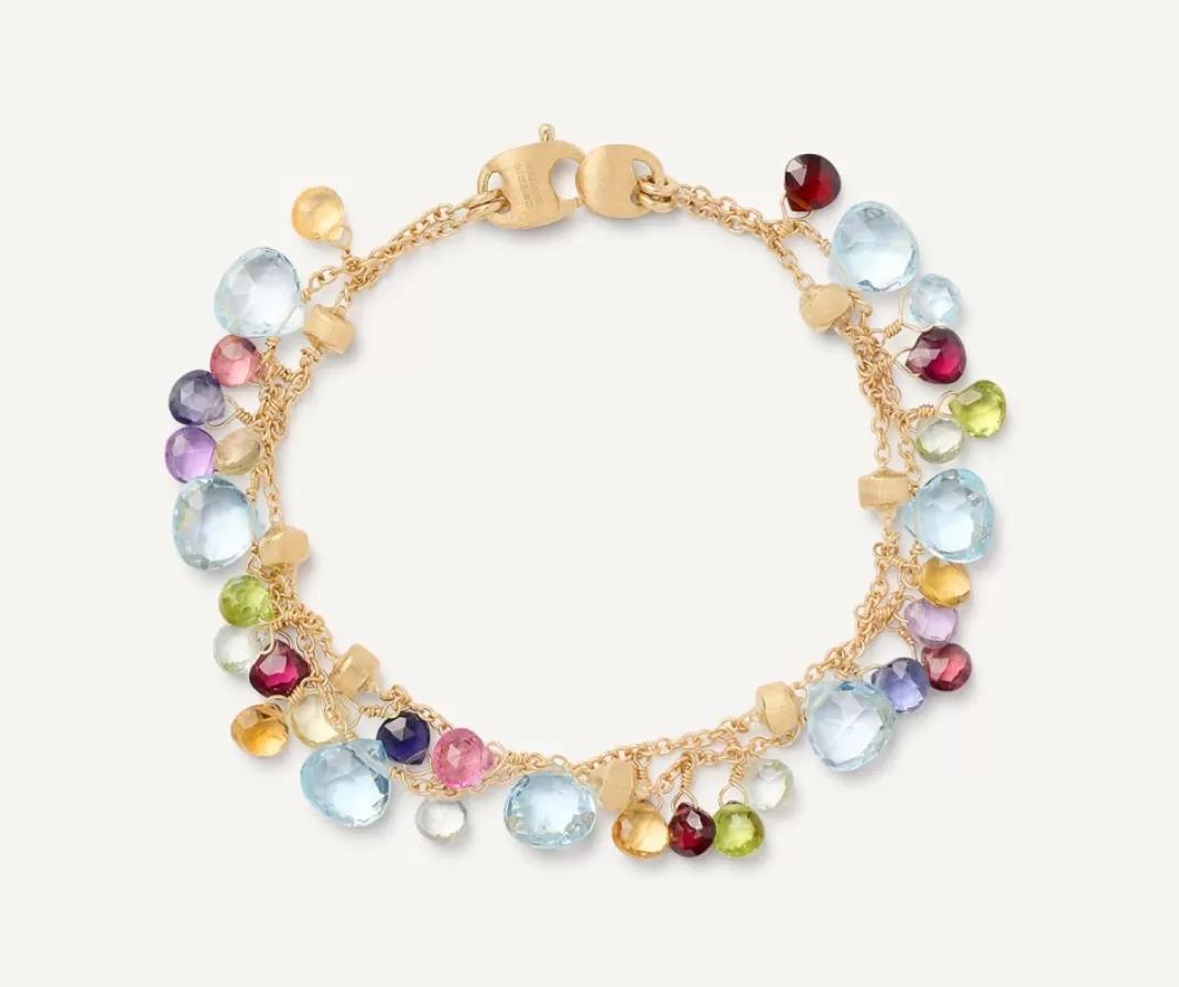 Bracelet Deux Rangs Avec Pierres Multicolores*Marco Bicego Best Sale