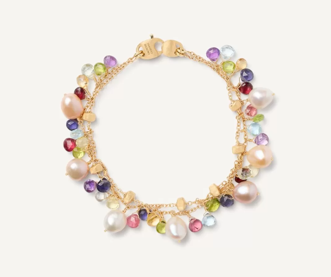 Bracelet Multi-Rangs Avec Perles Et Pierres Multicolores*Marco Bicego Cheap