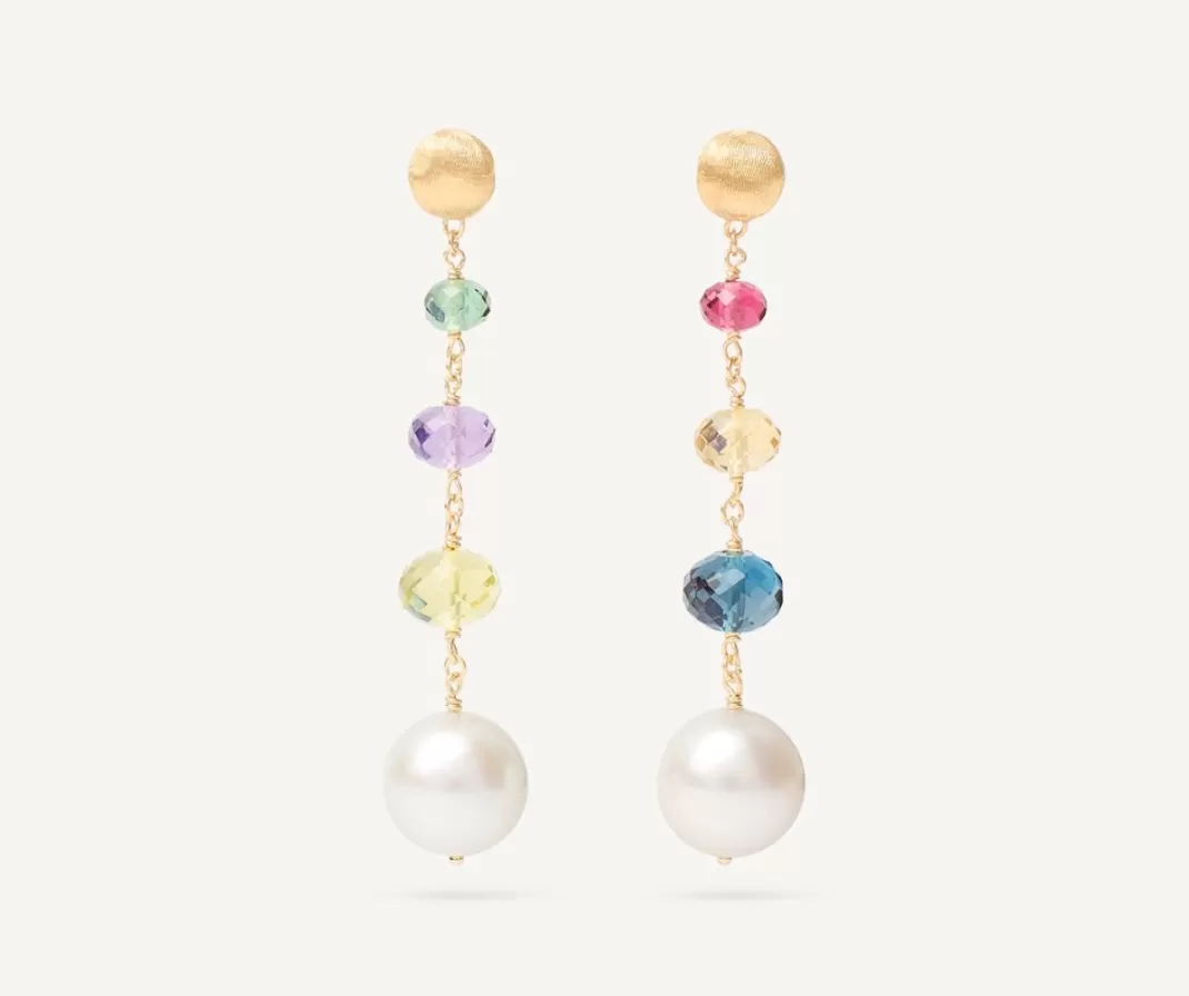 Pendant D'Oreille Multicolore Avec Embout En Perle*Marco Bicego Cheap