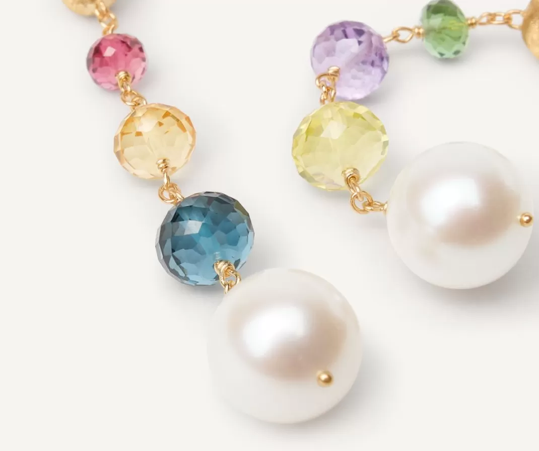 Pendant D'Oreille Multicolore Avec Embout En Perle*Marco Bicego Cheap