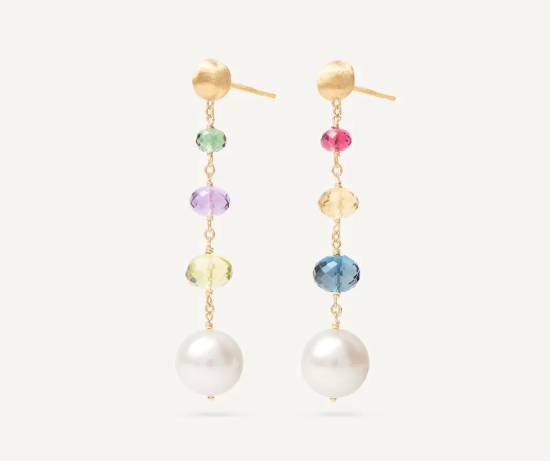 Pendant D'Oreille Multicolore Avec Embout En Perle*Marco Bicego Cheap
